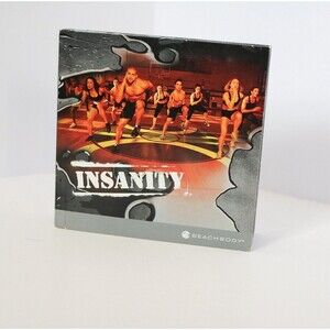 Insanity Cardio Workout Beachbody Complete 10 Disc DVD Set Exercise Health